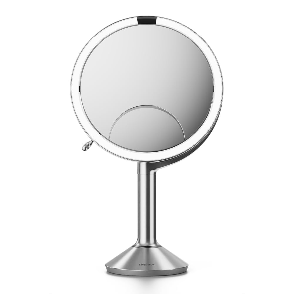 Rechargeable Makeup Mirror with 1X 5X 10X Magnification