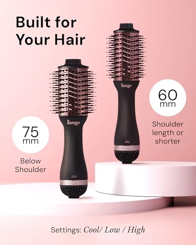 2-in-1 Titanium Blow Dryer Brush for Smooth Styling