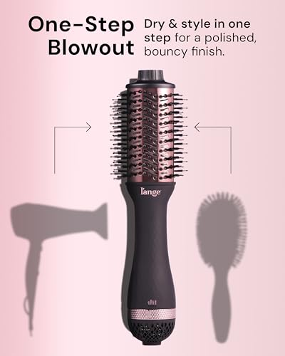 2-in-1 Titanium Blow Dryer Brush for Smooth Styling