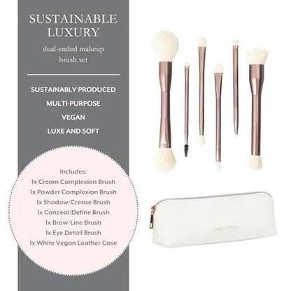Jenny Patinkin Women's Dual Ended Makeup Brush Set
