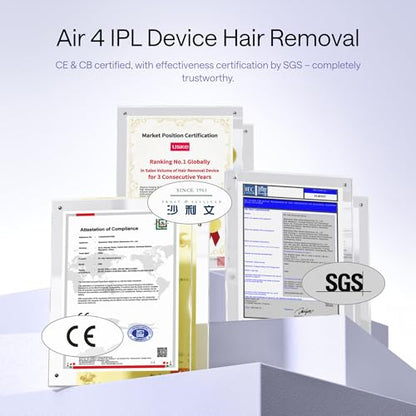 Ulike Laser Hair Removal Device Air 4 IPL for Women and Men