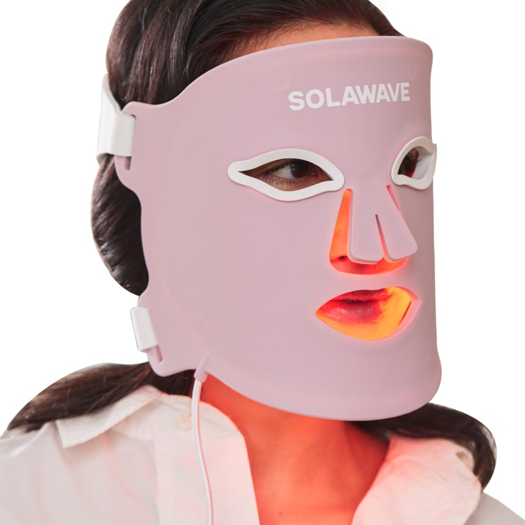 Solawave Light Therapy Face Mask - Amber, Red, Deep Red & Near-Infrared
