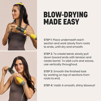 Volumizing Blow-Dryer Brush for Smooth, Frizz-Free Styling