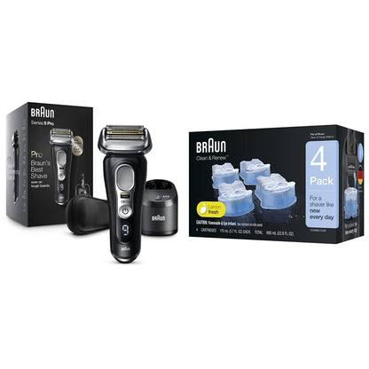 Waterproof Foil Shaver with Beard Trimmer & Cleaning Station