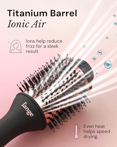 2-in-1 Titanium Blow Dryer Brush for Smooth Styling