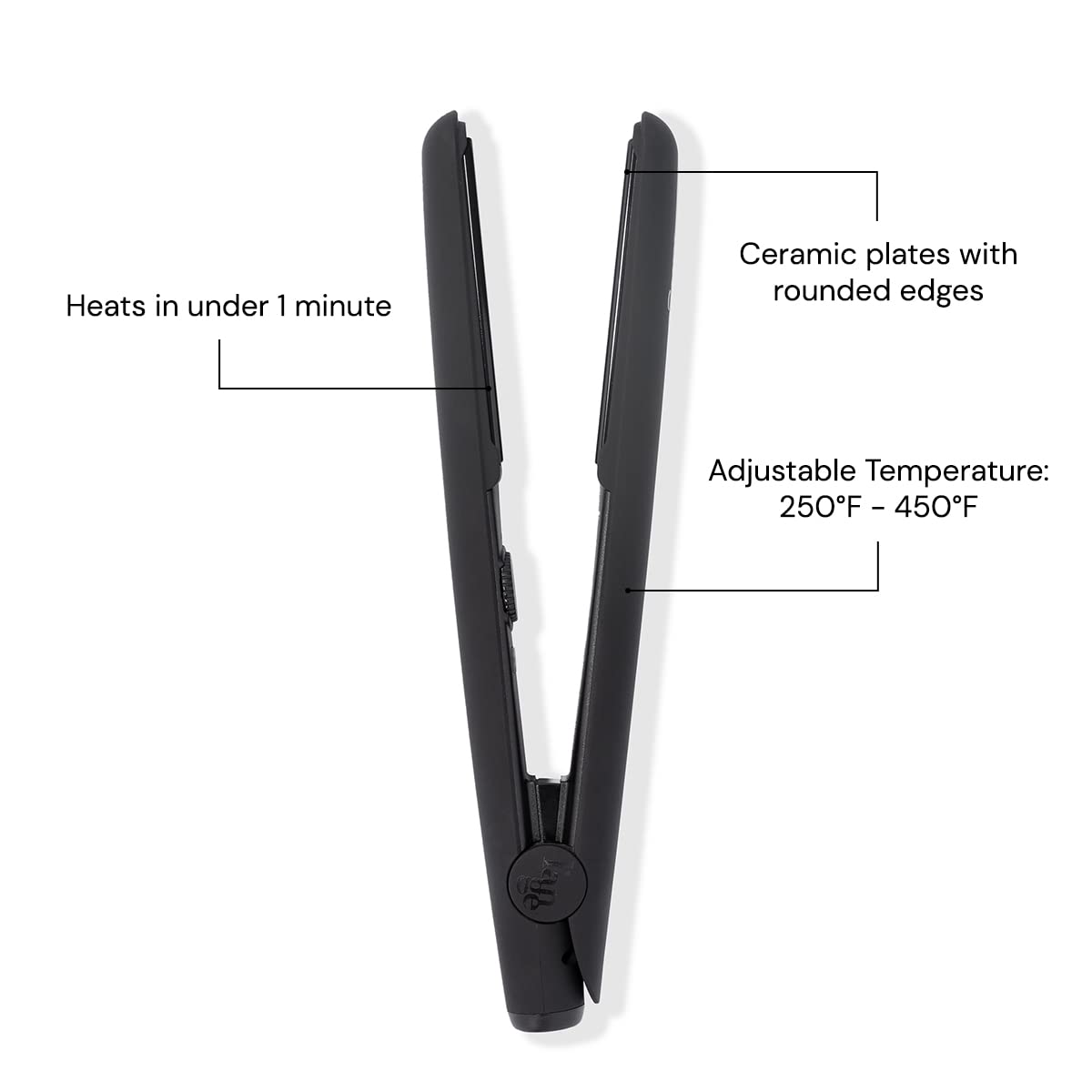 Ceramic Flat Iron Hair Straightener with Fast Heating