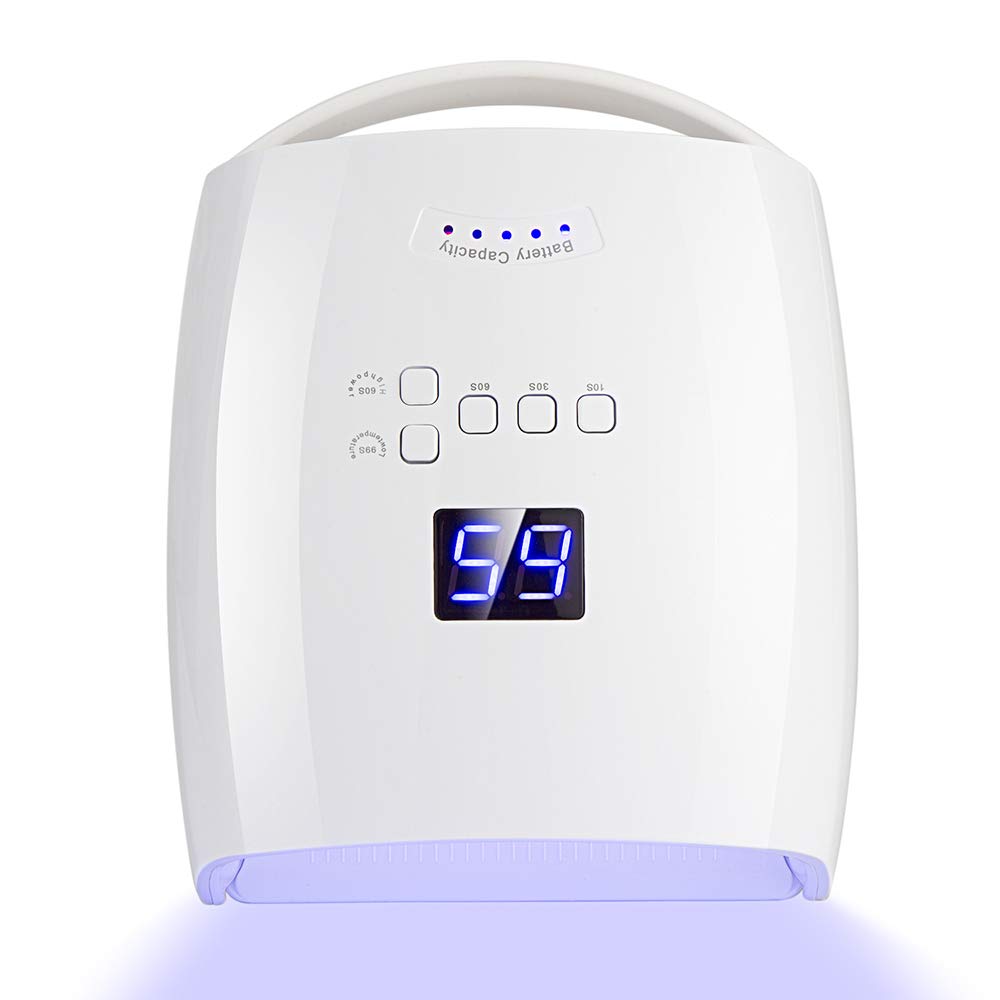48W Rechargeable UV Nail Lamp for Gel Manicures