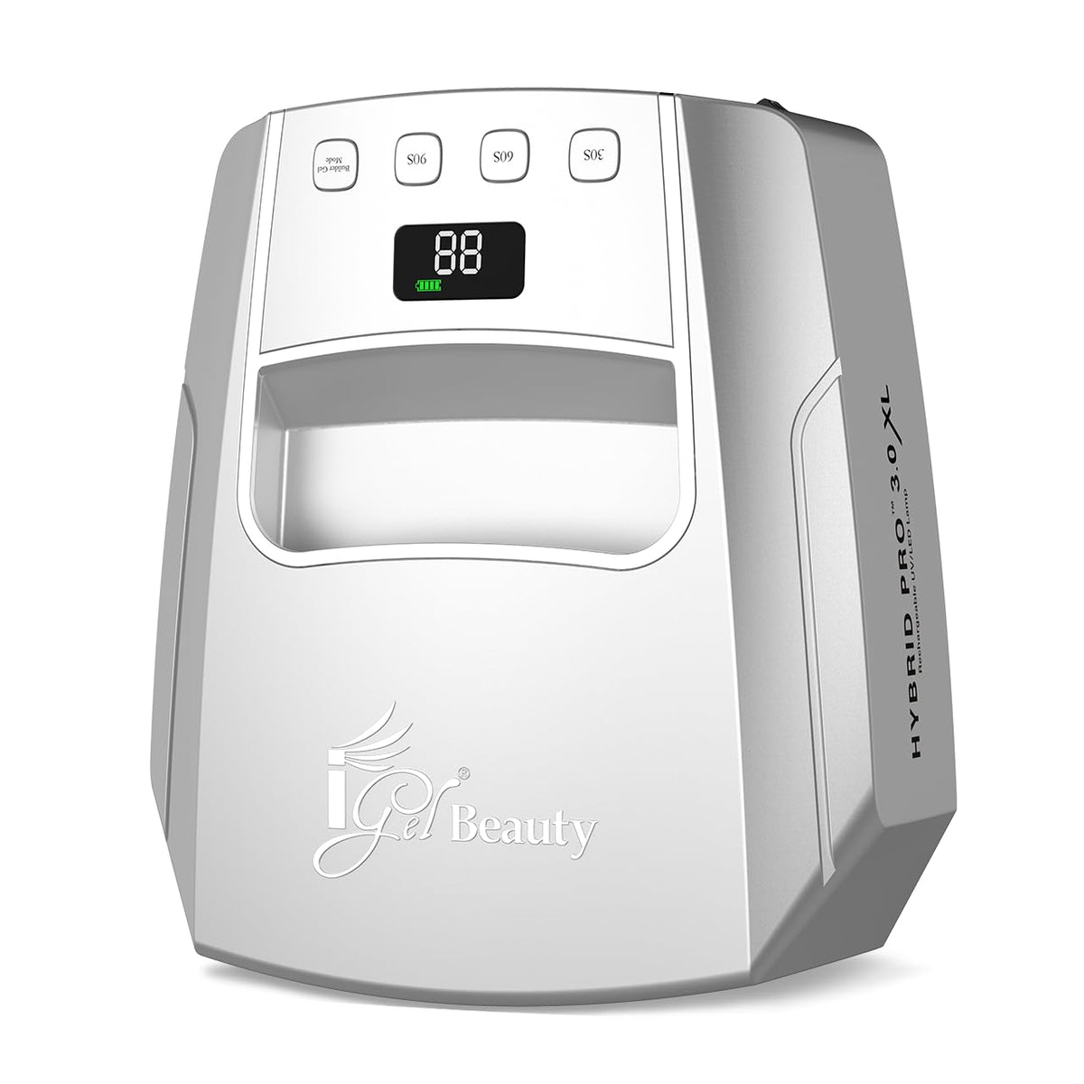 48W XL Wireless UV LED Nail Lamp with Smart Timer