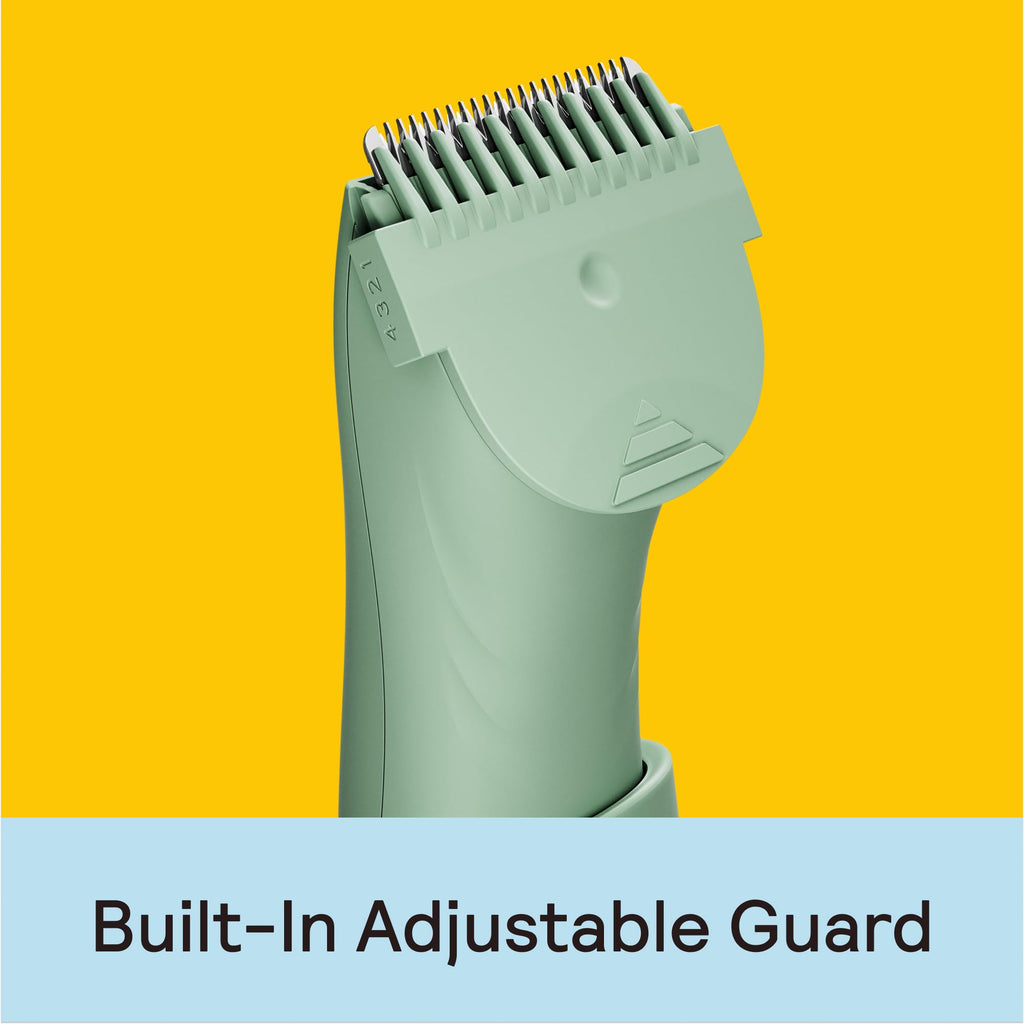 Body Hair Trimmer with Adjustable Guard & Charging Dock
