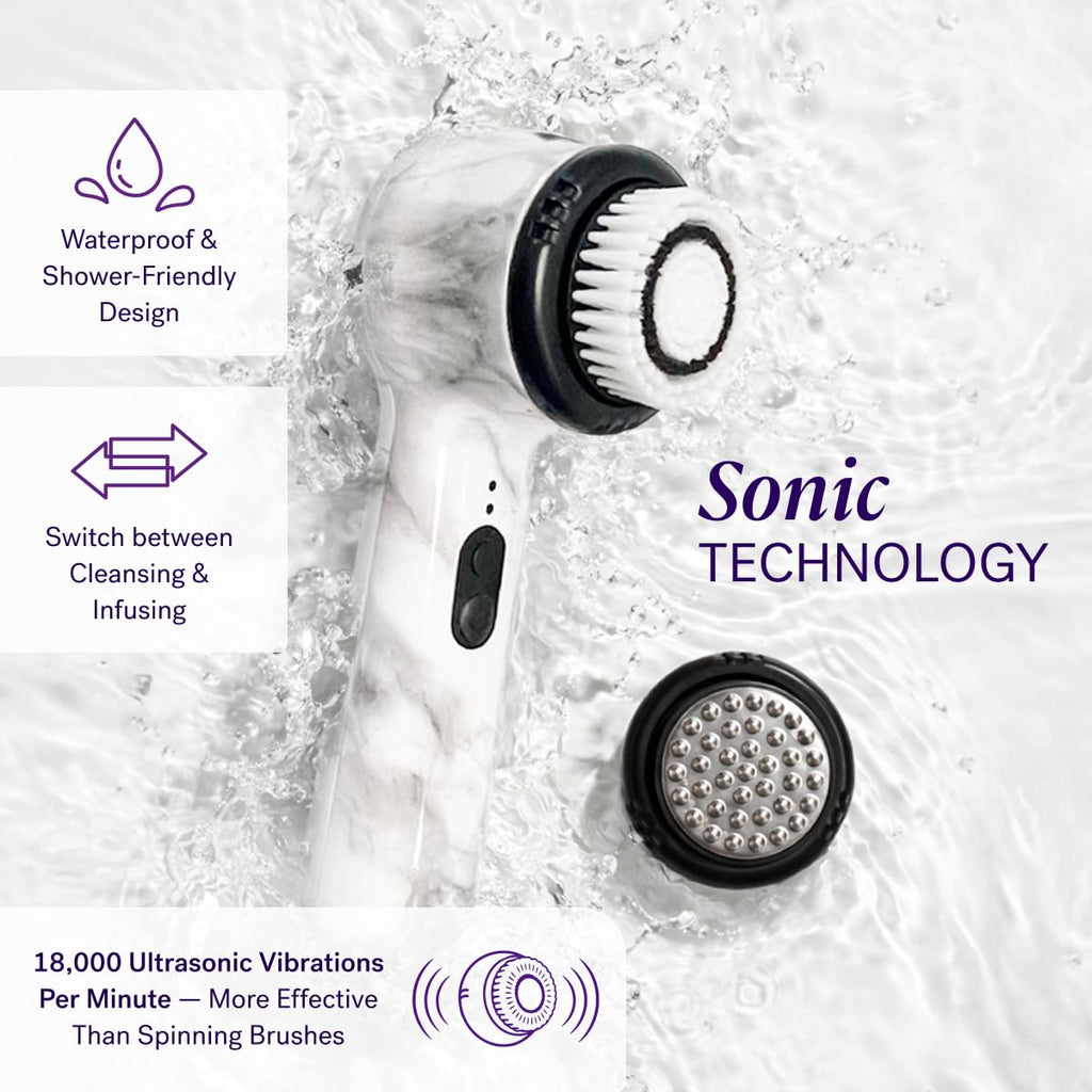 Sonic Facial Cleansing & Exfoliating Brush