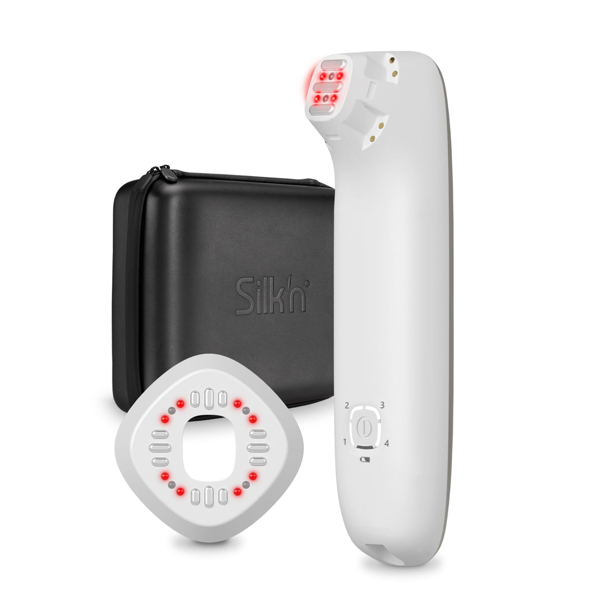 3-in-1 RF Skin Tightening Device with Red Light & Laser