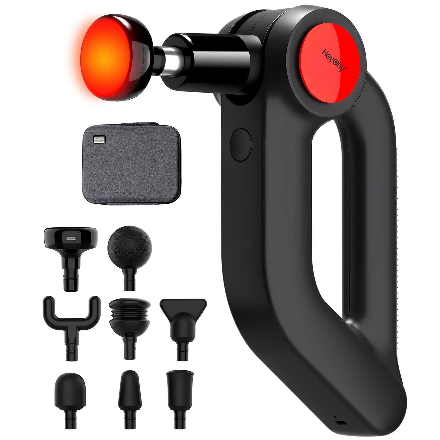 Deep Tissue Massage Gun with Heat & 12mm Percussion