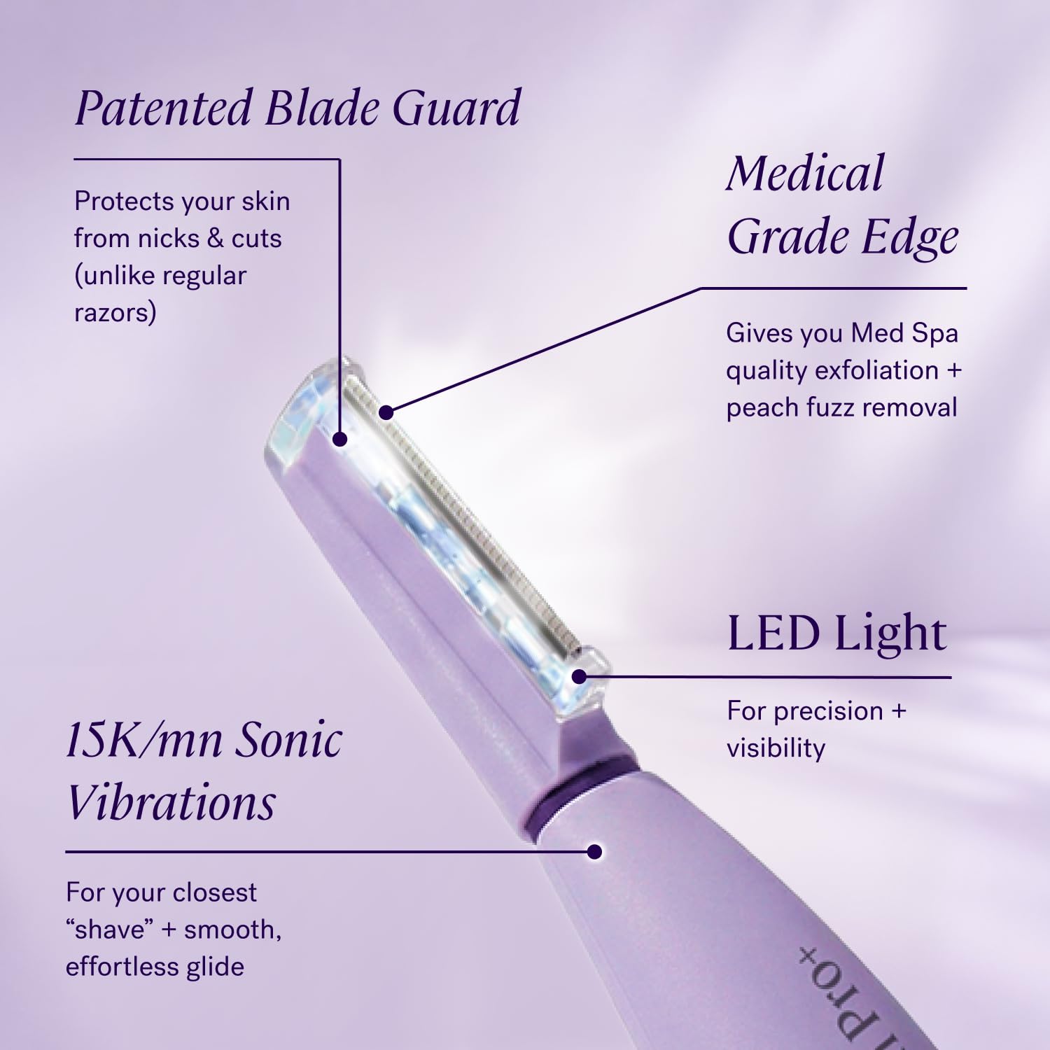 LED Dermaplaning & Facial Exfoliation System