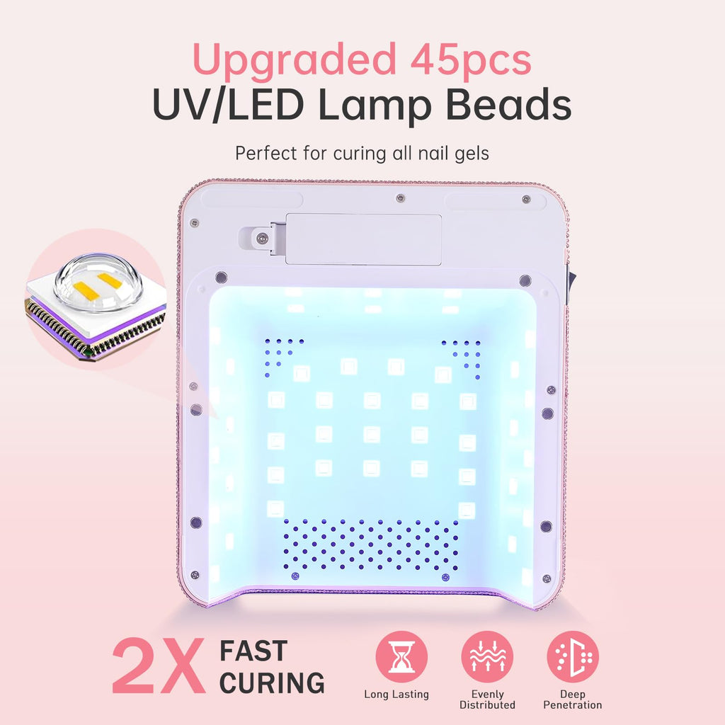 96W UV Nail Lamp with Touch Control & Auto Sensor