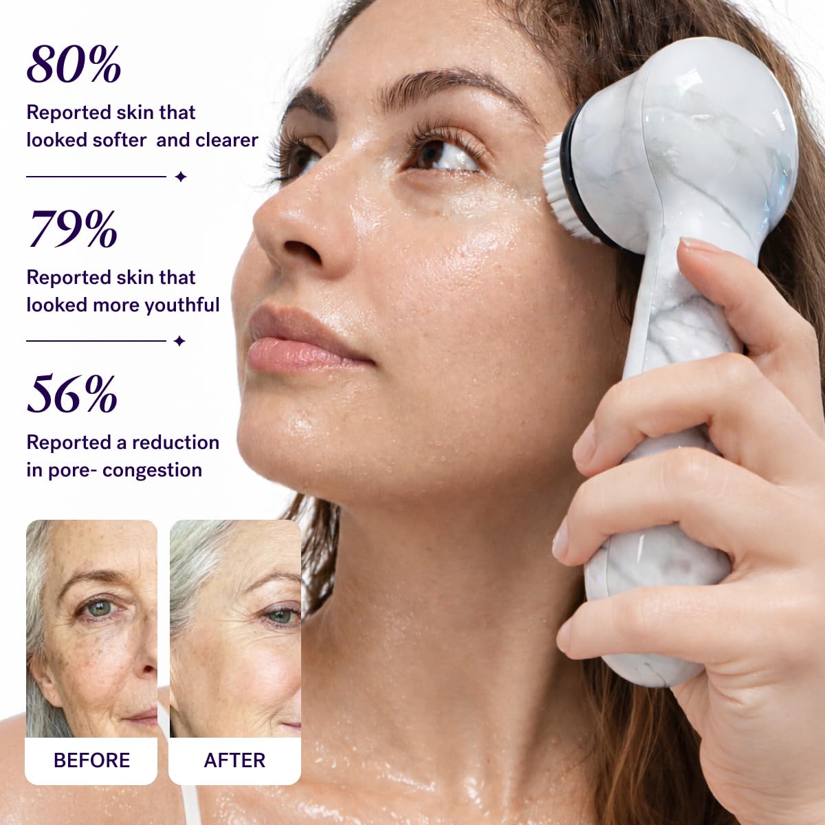 Sonic Facial Cleansing & Exfoliating Brush
