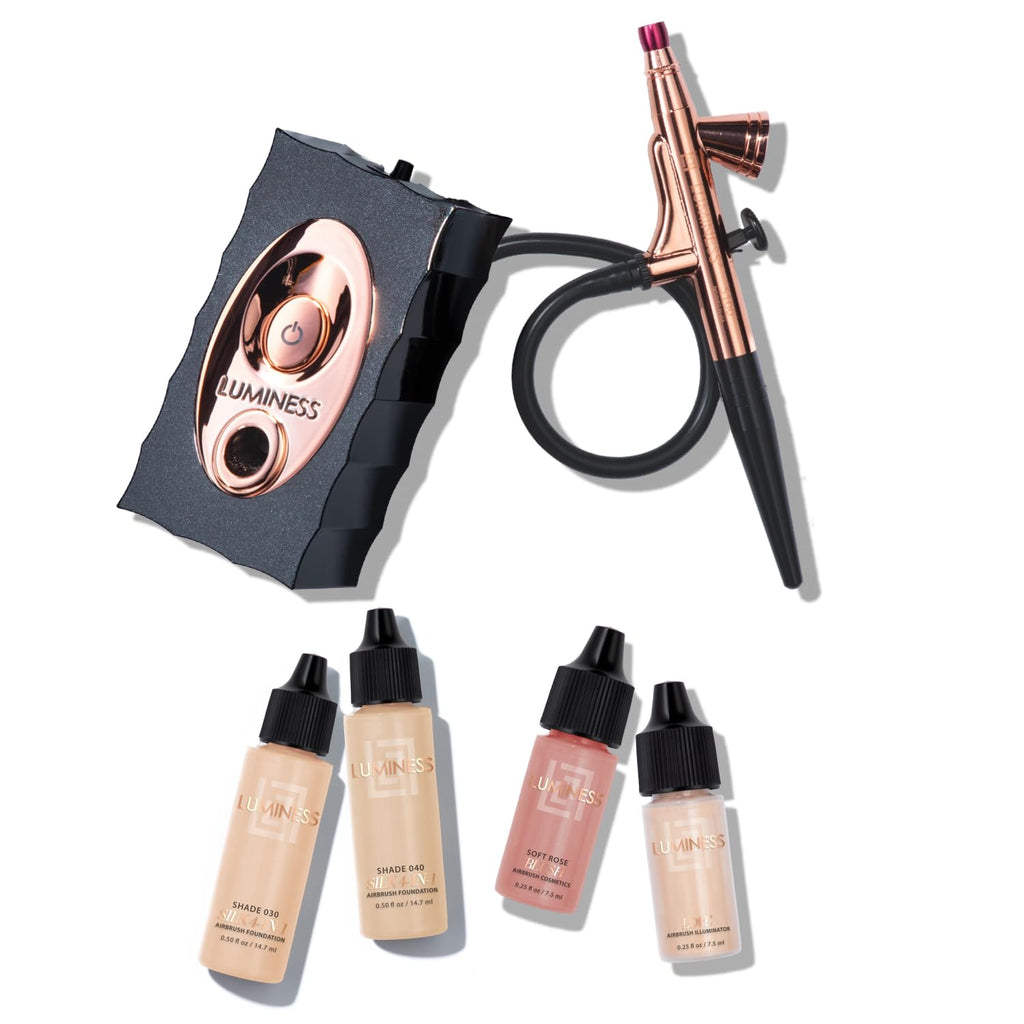 Airbrush Makeup System with 4-Piece Foundation Starter Kit