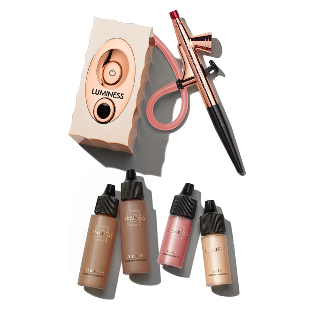 Pro Airbrush Makeup System with 4-Piece Foundation Kit