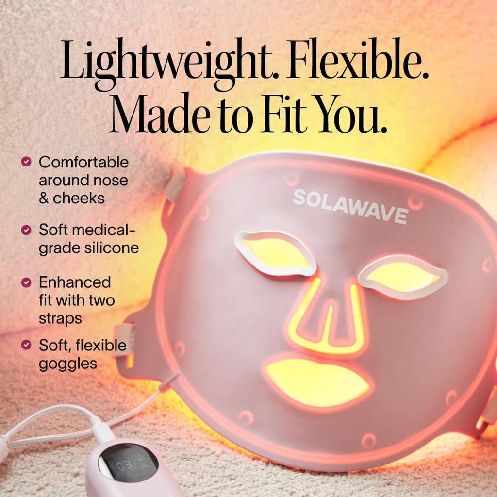Solawave Light Therapy Face Mask - Amber, Red, Deep Red & Near-Infrared