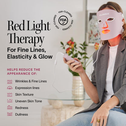 Solawave Light Therapy Face Mask - Amber, Red, Deep Red & Near-Infrared
