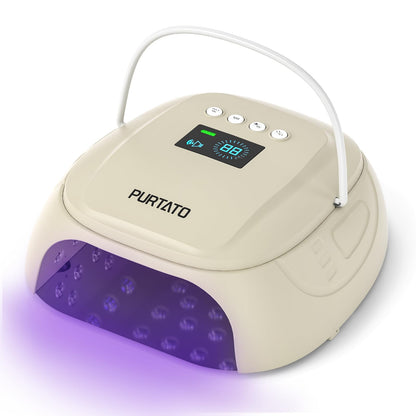 126W Cordless UV Nail Lamp with 4 Timer Settings