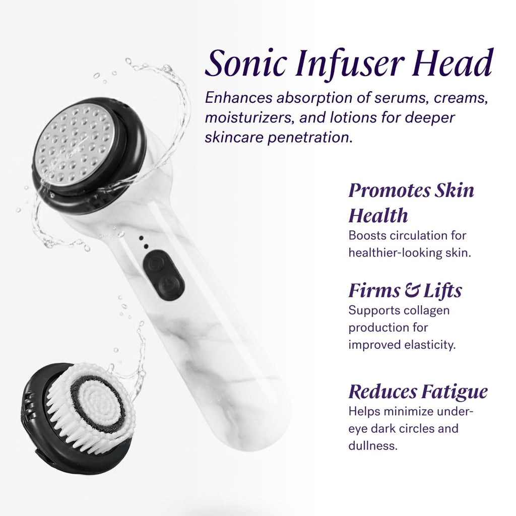 Sonic Facial Cleansing & Exfoliating Brush