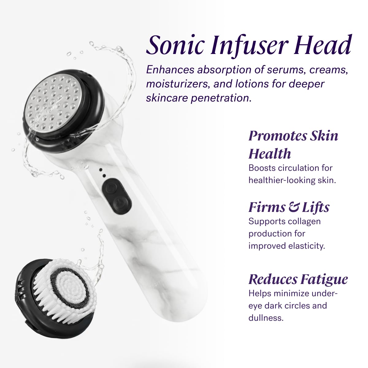 Sonic Facial Cleansing & Exfoliating Brush