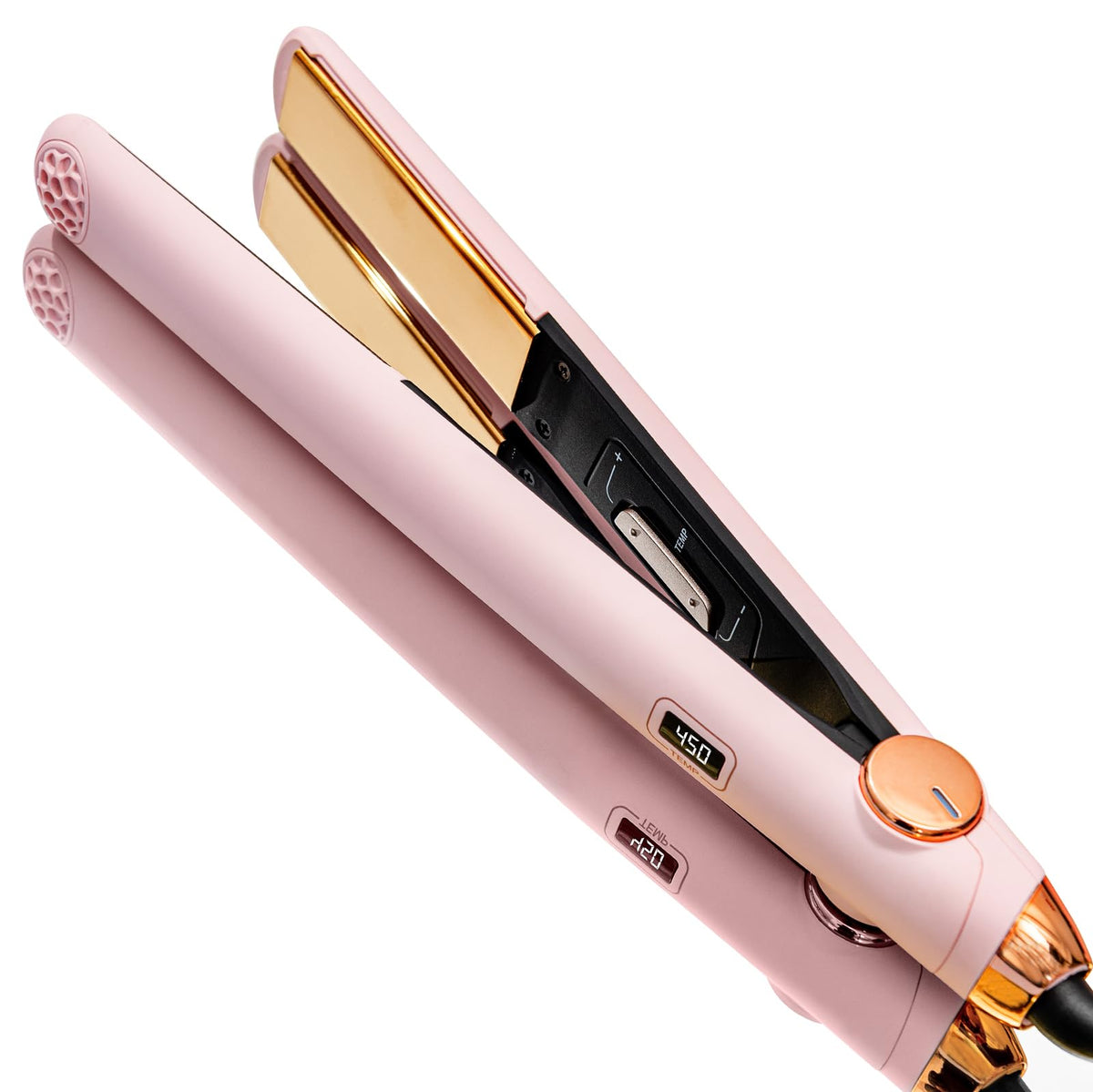 2-in-1 Flat Iron Hair Straightener & Curler