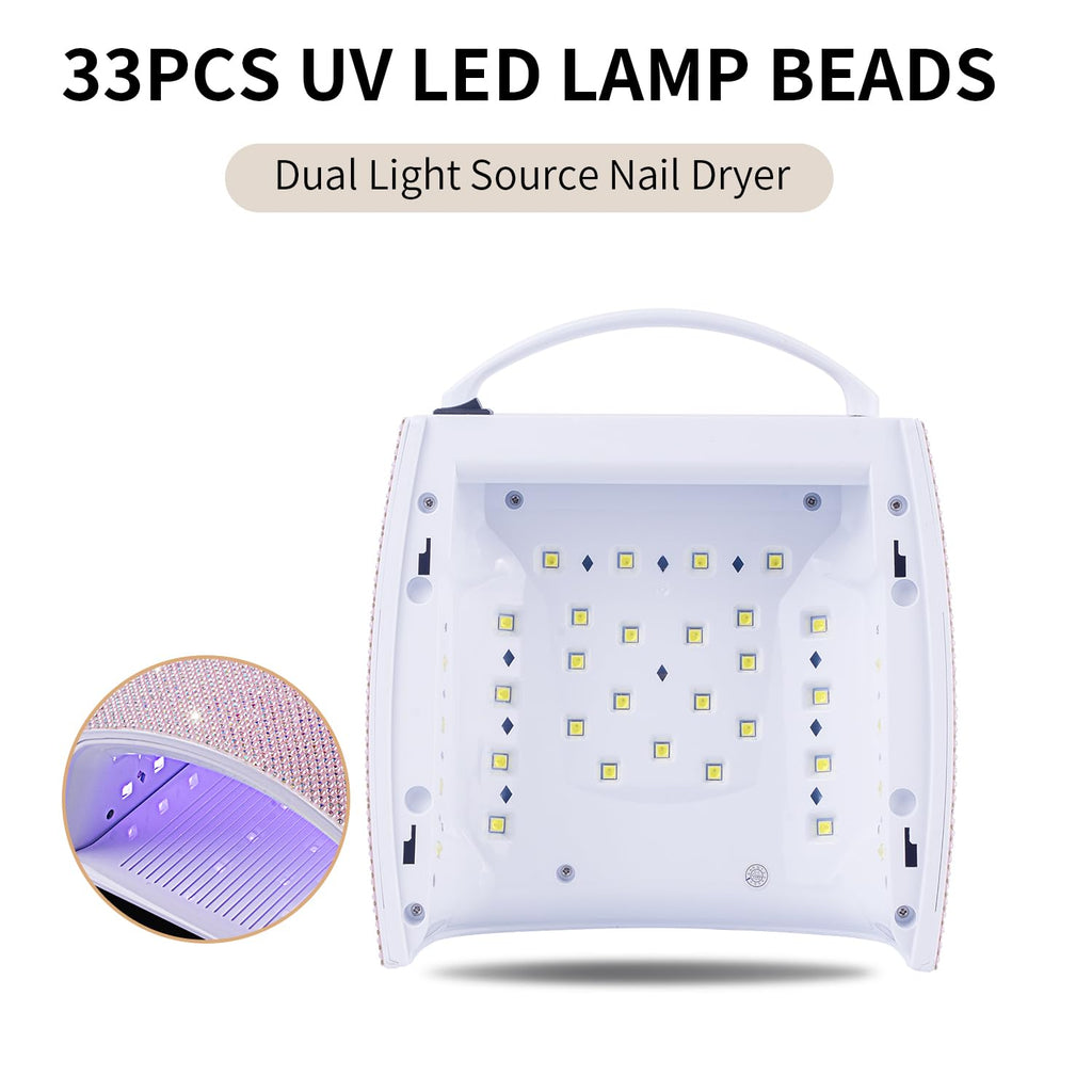 48W Rechargeable UV Nail Lamp for Gel Manicures