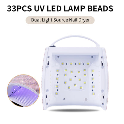 48W Rechargeable UV Nail Lamp for Gel Manicures