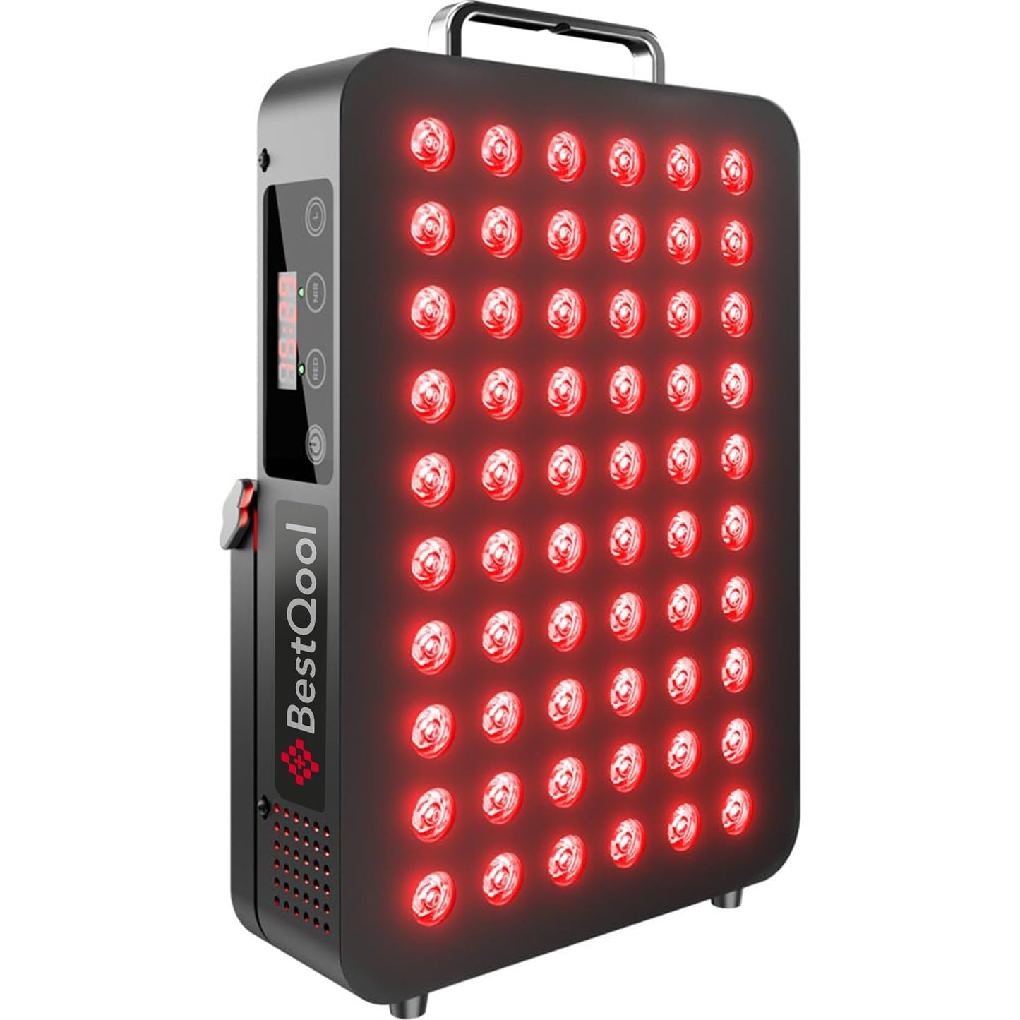 BestQool Red Light Therapy Panel with Stand, FSA-HSA 6 Wavelengths, 140W