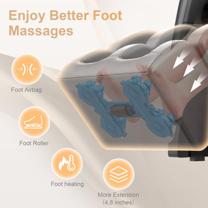 FURNIMAT Massage Chair Full Body Zero Gravity Recliner, 2026 New Version