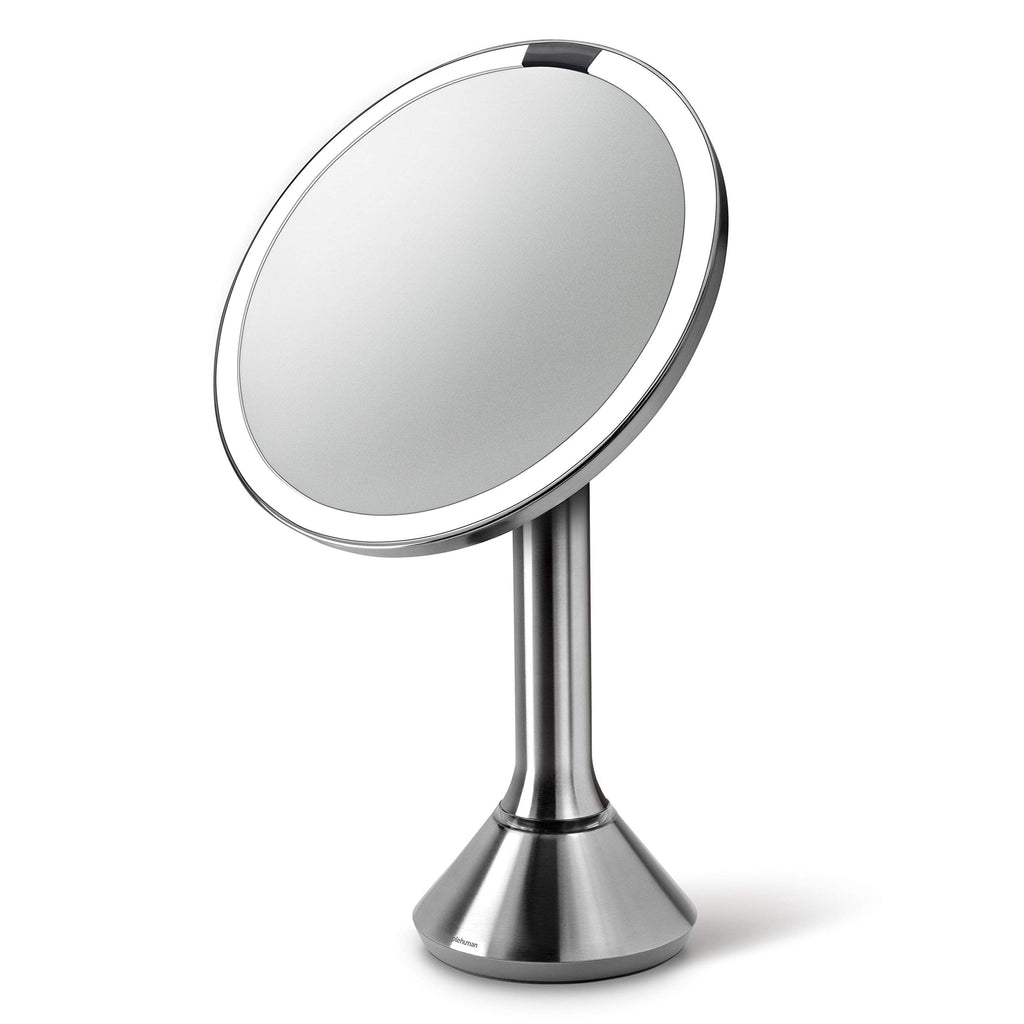 8-Inch Sensor Makeup Mirror with 5X Magnification & Dual Light