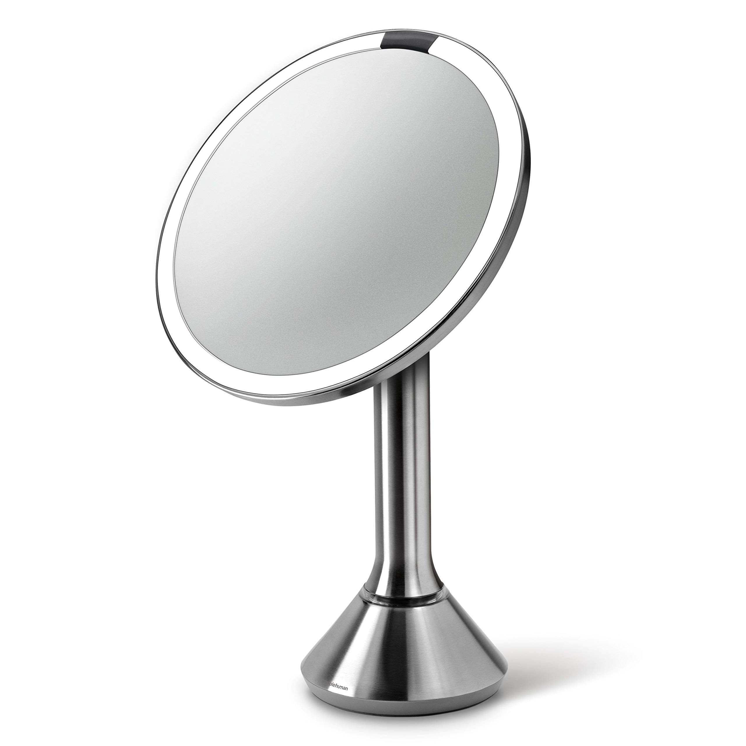 8-Inch Sensor Makeup Mirror with 5X Magnification & Dual Light