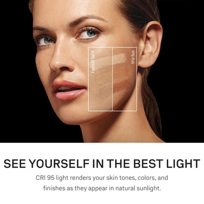Rechargeable Makeup Mirror with 1X 5X 10X Magnification
