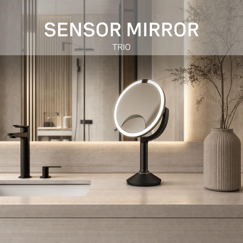 Rechargeable Makeup Mirror with 1X 5X 10X Magnification