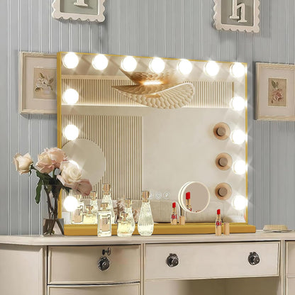 Ratsamee Arched Makeup Vanity Mirror with Lights