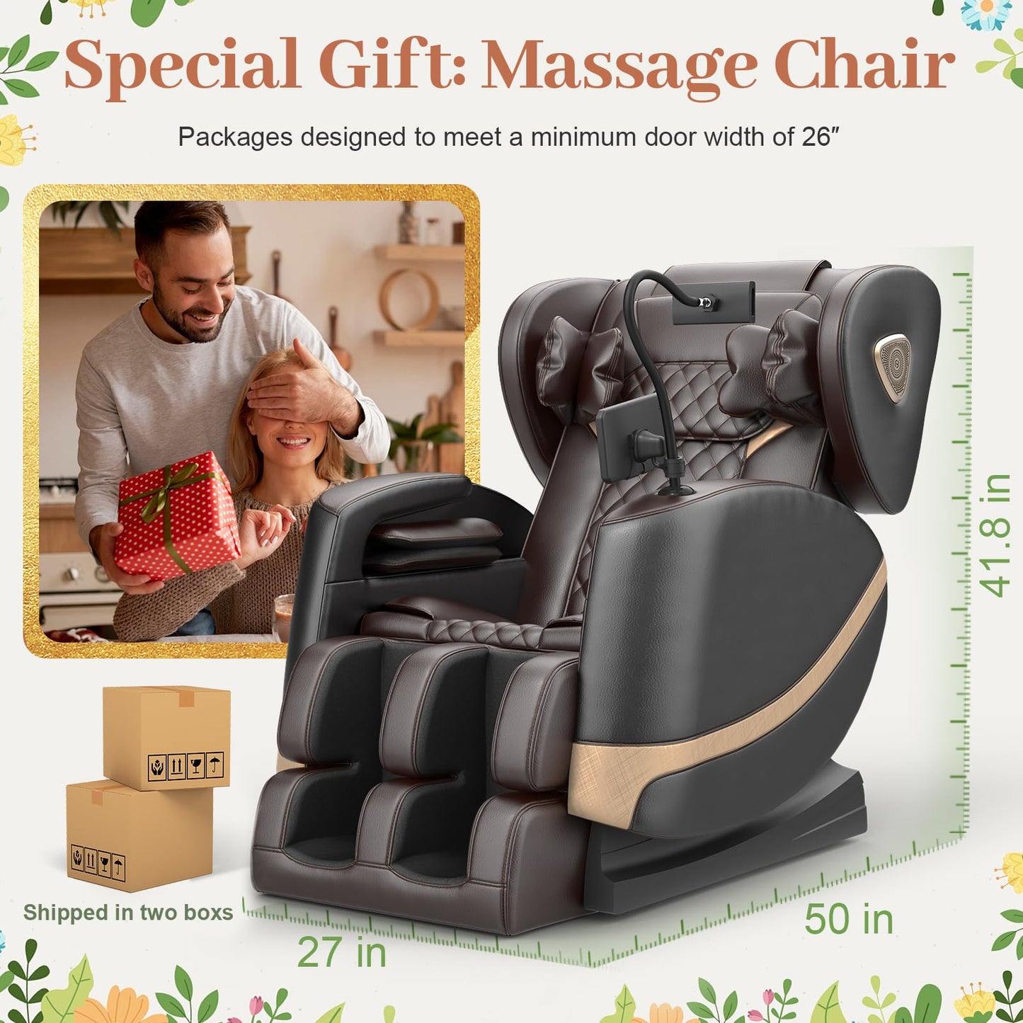 FURNIMAT Massage Chair Full Body Zero Gravity Recliner, 2026 New Version