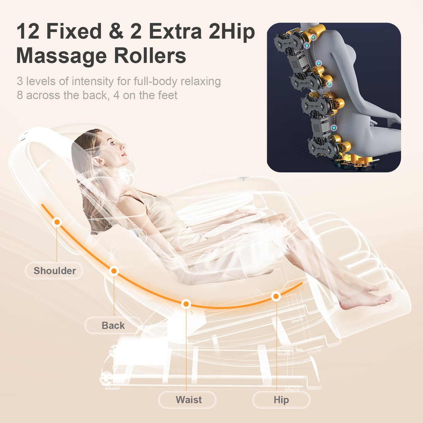 FURNIMAT Massage Chair Full Body Zero Gravity Recliner, 2026 New Version