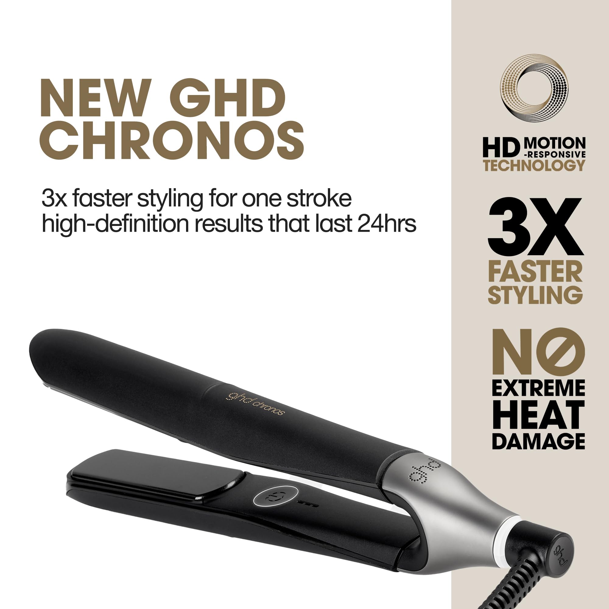Professional 1-Inch Flat Iron Hair Straightener
