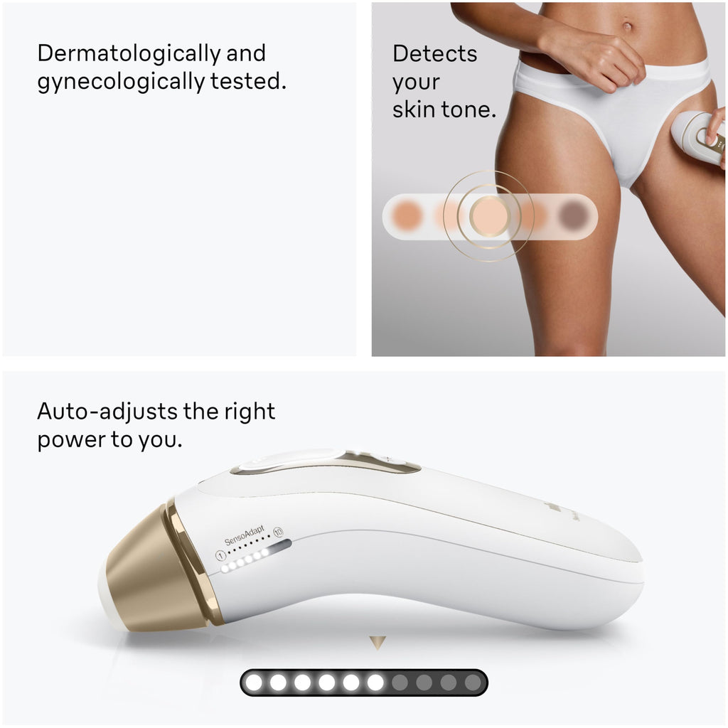IPL Hair Removal Device with 4 Treatment Heads