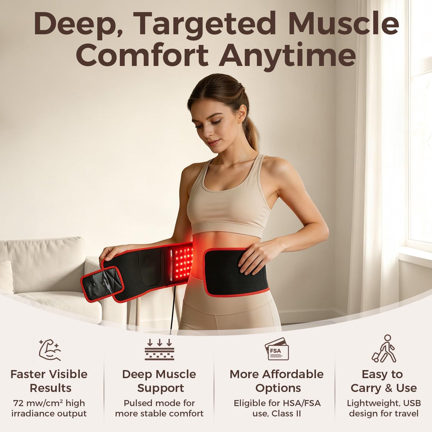 Bestqool red Light Therapy Device