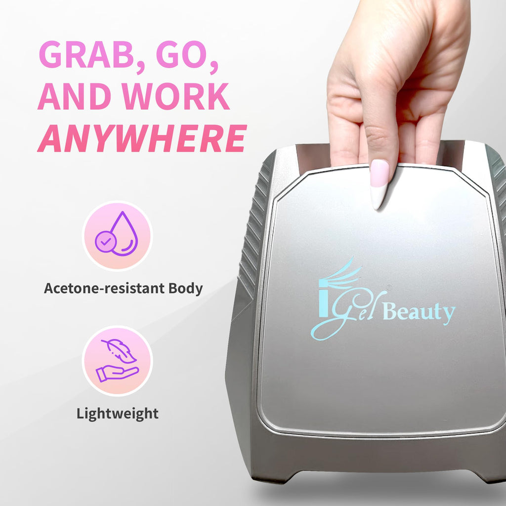 48W Wireless UV LED Nail Lamp with Smart Motion Sensor