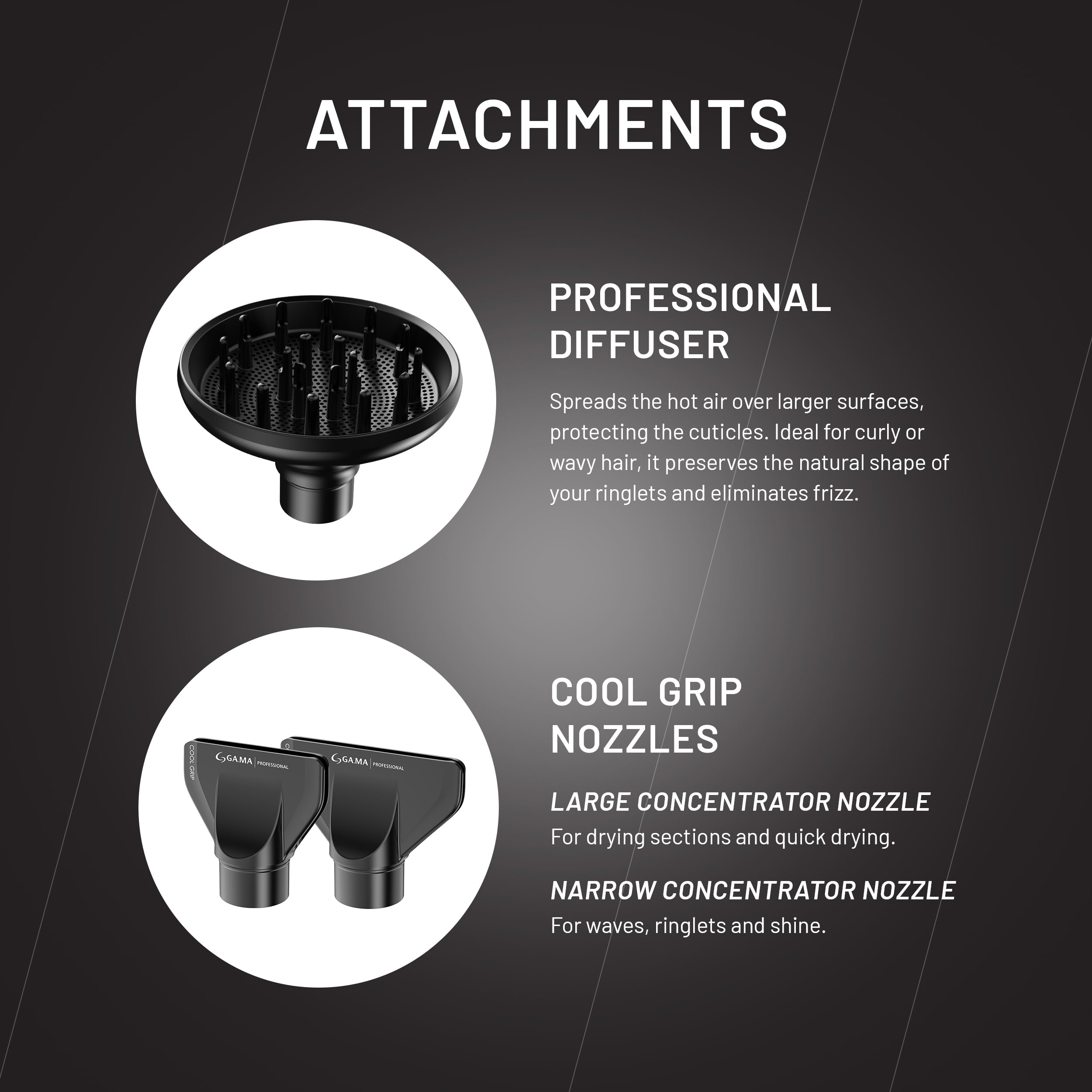 Professional 1500W High-Speed Hair Dryer with Turbo Airflow