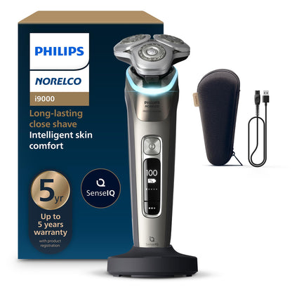 Rechargeable Wet & Dry Electric Shaver with Pop-Up Trimmer