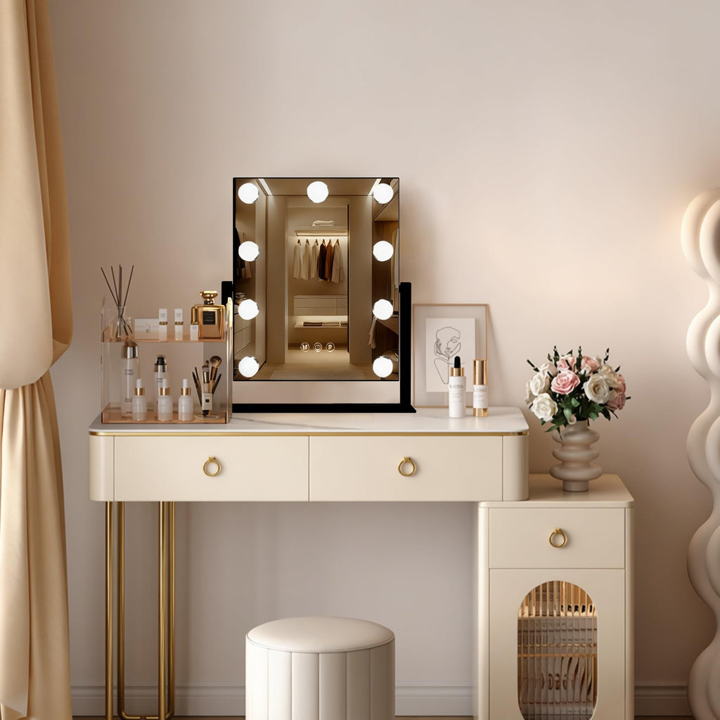 Ratsamee Arched Makeup Vanity Mirror with Lights
