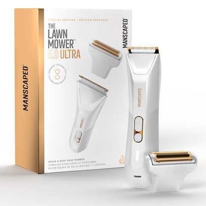Waterproof Groin & Body Hair Trimmer with Dual-Head Blades