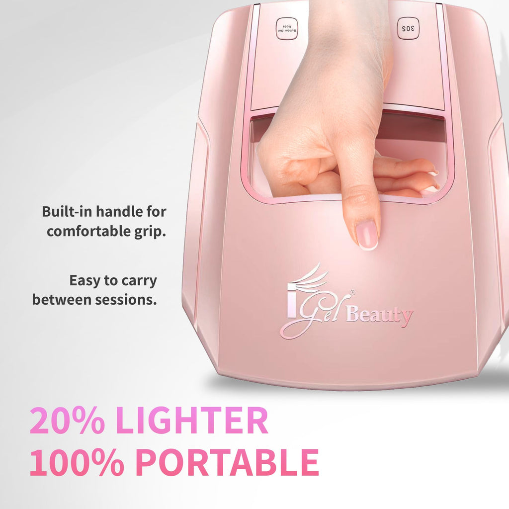 48W XL Wireless UV LED Nail Lamp with Smart Timer