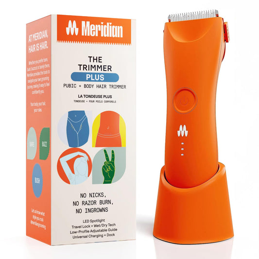 Body Hair Trimmer with Adjustable Guard & Charging Dock