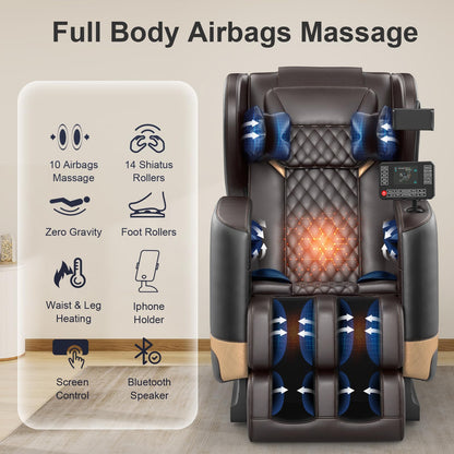 FURNIMAT Massage Chair Full Body Zero Gravity Recliner, 2026 New Version