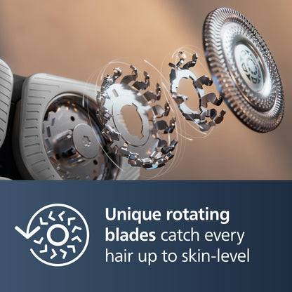 Rechargeable Wet & Dry Electric Shaver with Pop-Up Trimmer